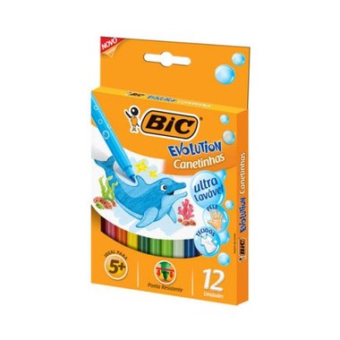 CANETINHA BIC ULTRA LAVAVEL 12 CORES