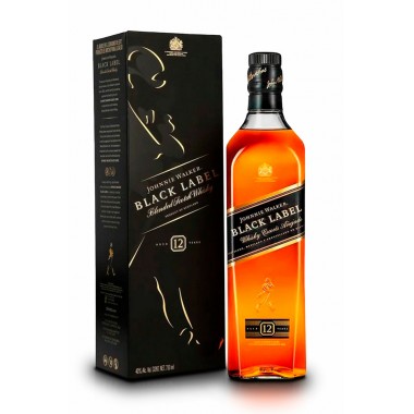 WHISKY JOHNNIE WALKER BLACK LABEL 1L