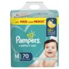 FRALDA PAMPERS CONFORT SEC BAG M 70UN