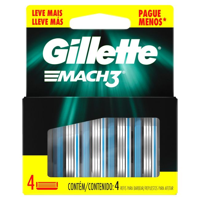 CARGA GILLETTE MACH3 LEVE4PAGUE3 UN