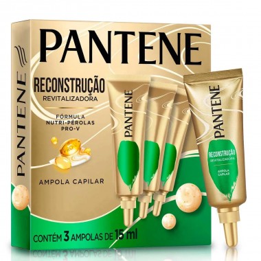 AMPOLA PANTENE 15ML C/3 GOLD REST UN