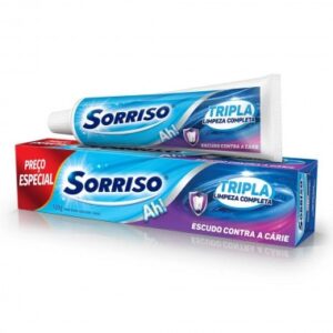 CREME DENTAL SORRISO TRI LIMP COMP 120GR