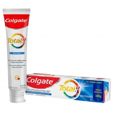 CREME DENTAL COLGATE TOTAL12 WHIT 180GR