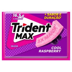 CHICLE TRIDENT RASPBERRY ZERO ACUCAR16,5