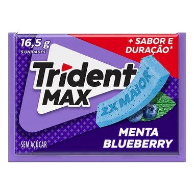 CHICLE TRIDENT BLUEBERRY 16,5GR
