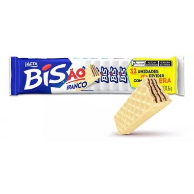 CHOCOLATE WAFER LACTA BISAO BRANC 201,6G