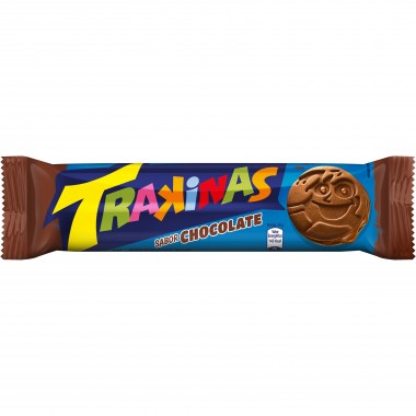 BISCOITO TRAKINAS MEIO CHOC MORANGO 126G