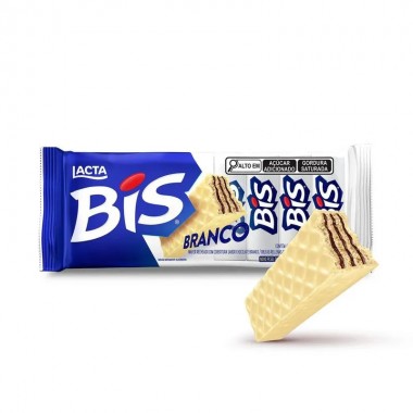 CHOCOLATE WAFER LACTA BIS BRANCO 100,8GR