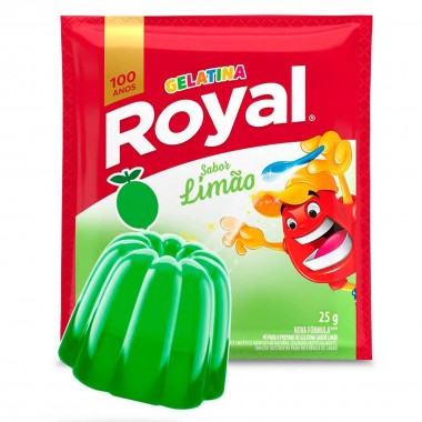 GELATINA ROYAL LIMAO 25GR