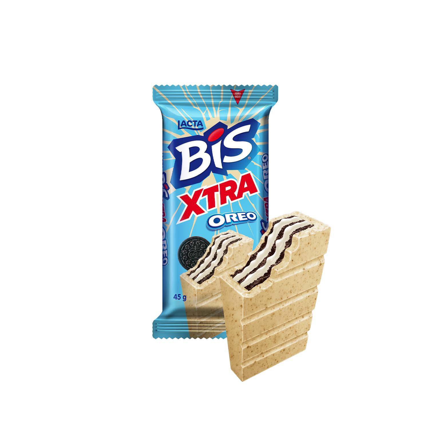 7622300988517 CHOCOLATE WAFER LACTA BIS XTRA OREO 45GR