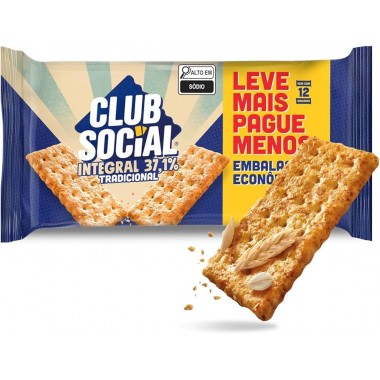 BISCOITO CLUB SOCIAL INT PACK C 12 288GR