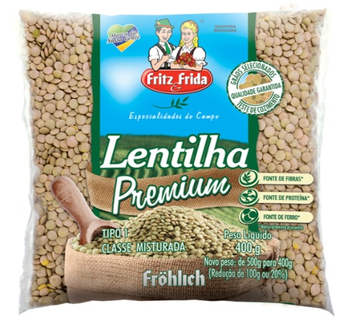 LENTILHA FRITZ FRIDA PREMIUM 400GR