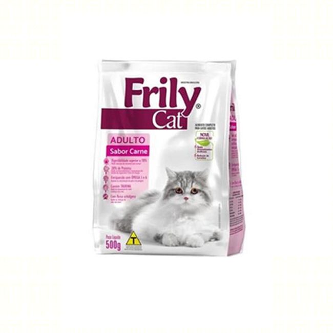 RACAO FRILY CAT CARNE 500GR