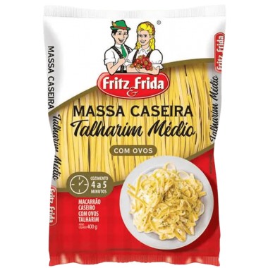 MASSA FRITZ FRIDA CASEIRA TALHARIM 400GR