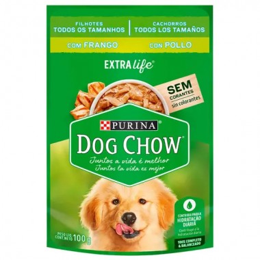 RACAO DOG CHOW FILHOTE FGO 100GR