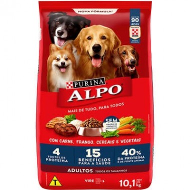RACAO ALPO REC CASEIRA ADULTO CARNE 10,1