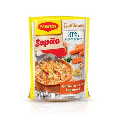 SOPAO MAGGI GALINHA MENOS SODIO 150GR