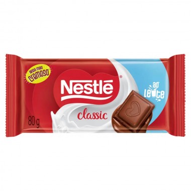 CHOCOLATE NESTLE CLASSIC AO LEITE 80GR