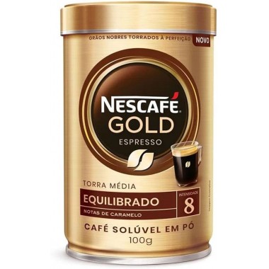 CAFE NESCAFE GOLD ESPRESSO EQUIL LT 100G