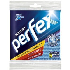 PANO MULTIUSO PERFEX AZUL 5UN