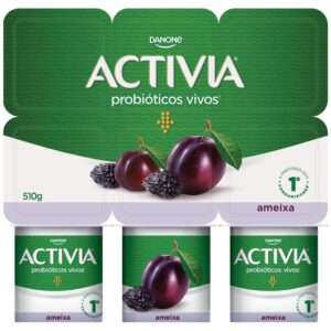 IOGURTE DANONE ACTIVIA POLPA AMEIXA 510G
