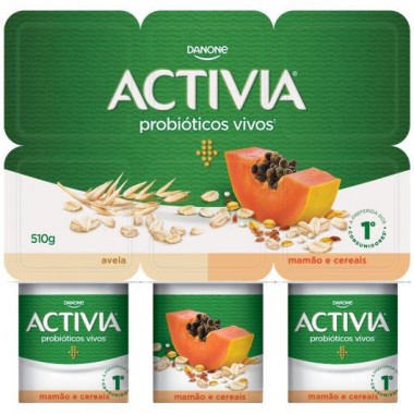 IOG DANONE ACTIVIA POLPA MAMAO CER 510GR