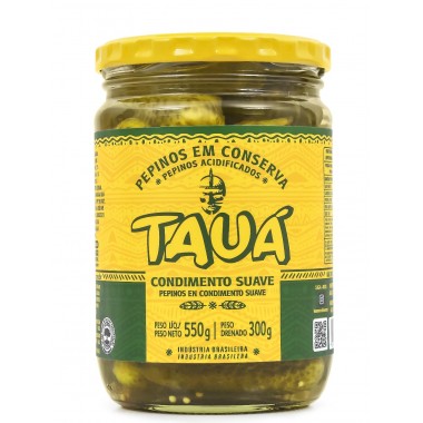 PEPINO TAUA VINAGRE SUAVE 300G