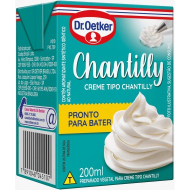 CHANTILLY DR OETKER 200ML