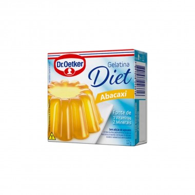 GELATINA DR OETKER DIET ABACAXI 12GR