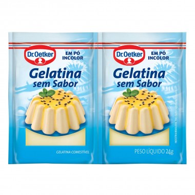 GELATINA DR OETKER S/SABOR INCOLOR 24GR
