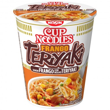 NISSIN CUP NOODLES FRANGO TERIYAKI 72g