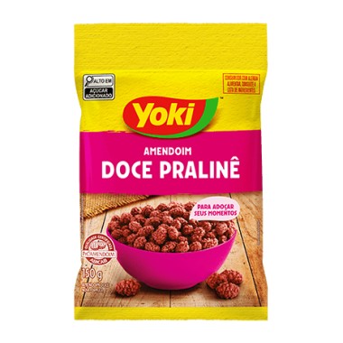 AMENDOIM YOKI DOCE PRALINE 150GR
