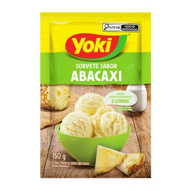 SORVETE YOKI ABACAXI 150GR