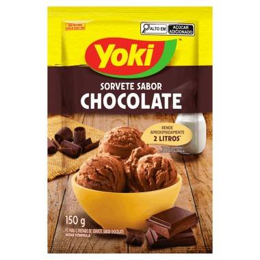 SORVETE YOKI CHOCOLATE 150GR