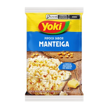 PIPOCA MICRO YOKI MANTEIGA 50GR