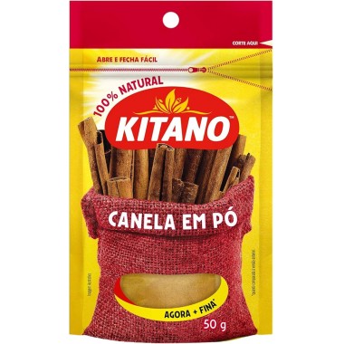 TEMPERO KITANO CANELA EM PO 50GR