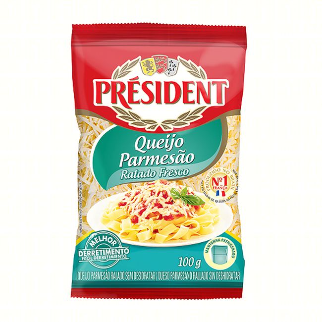 QUEIJO RALADO PRESIDENT PARMESAO 100G