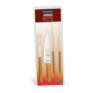CONJ TRAMONTINA PARA CHURRASCO 3PC