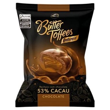 BALA ARCOR BUTTER TOFFEES INT CHOCO 90G
