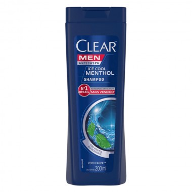 SHAMPOO CLEAR MEN ICE MENTOL 200ML