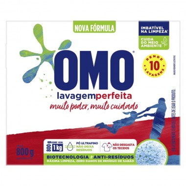 DETERGENTE PO OMO LAV PERFEITA 800G