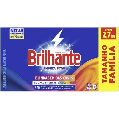 DETERGENTE PO BRILHANTE LIMP TOT 2,2KG