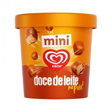 SORVETE KIBON POTE MINI DC LEITE 228ML