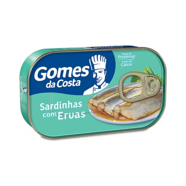 SARDINHA GOMES DA COSTA LIGH/ERVAS 125GR