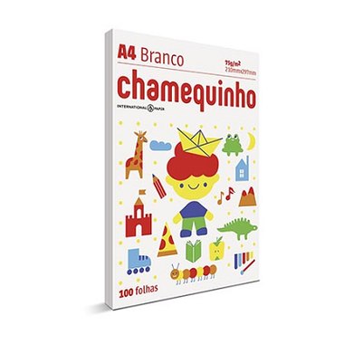 PAPEL OFICIO CHAMEQUINHO A4 C/100UN