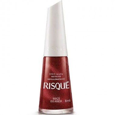 ESMALTE RISQUE METALICO MACA AMOR 8ML
