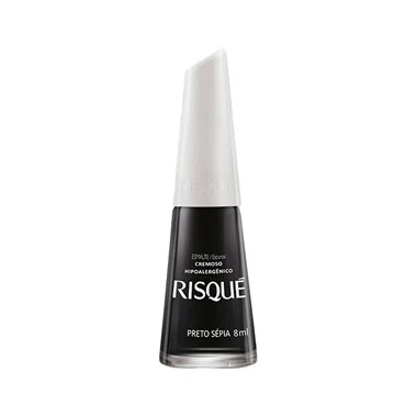ESMALTE RISQUE ULTRA CREMOSO PRETO 8ML