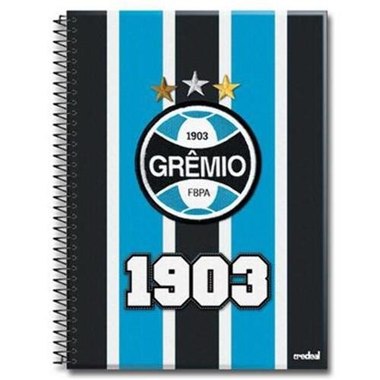 CADERNO CREDEAL CD GREMIO 1M 80FL