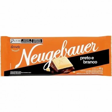CHOCOLATE NEUGEBAUER PRETO BRANCO 80GR