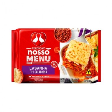 LASANHA PERDIGAO CALABRESA 600GR